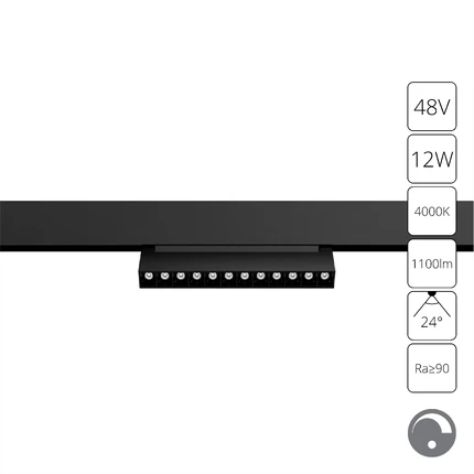 Магнитный трековый светильник LINEA 0.1-10V Arte Lamp A4686PL-1BK