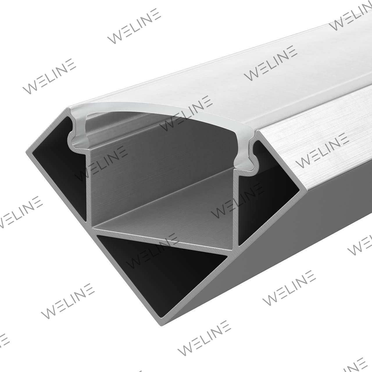 Угловой алюминиевый профиль с экраном Magnetic Profile Angle