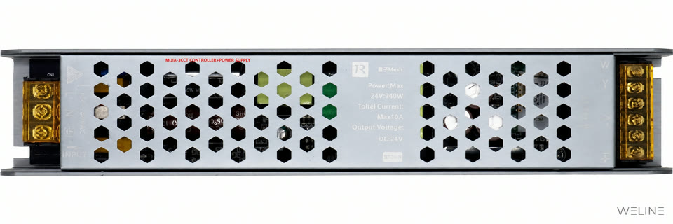 RGBCW Контроллер Zigbee и Блок Питания 240 Вт. 2в1 Weline ZigBox 3.0 24V/240W/10A/Wi-Fi/2.4G