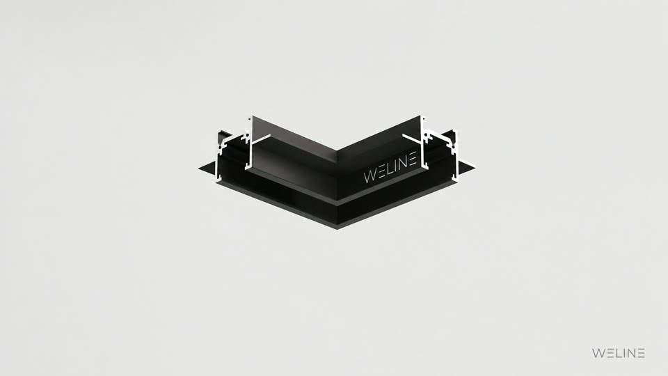 Соединитель угловой Slim встраиваемый