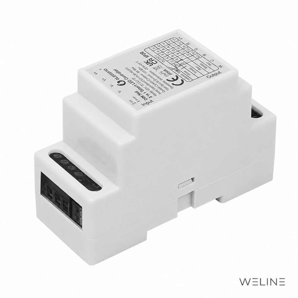RGBCW Контроллеры Zigbee на DIN рейку